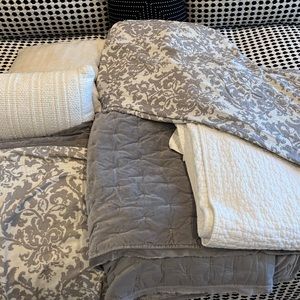 Pottery Barn King Bed Ensemble! EUC!